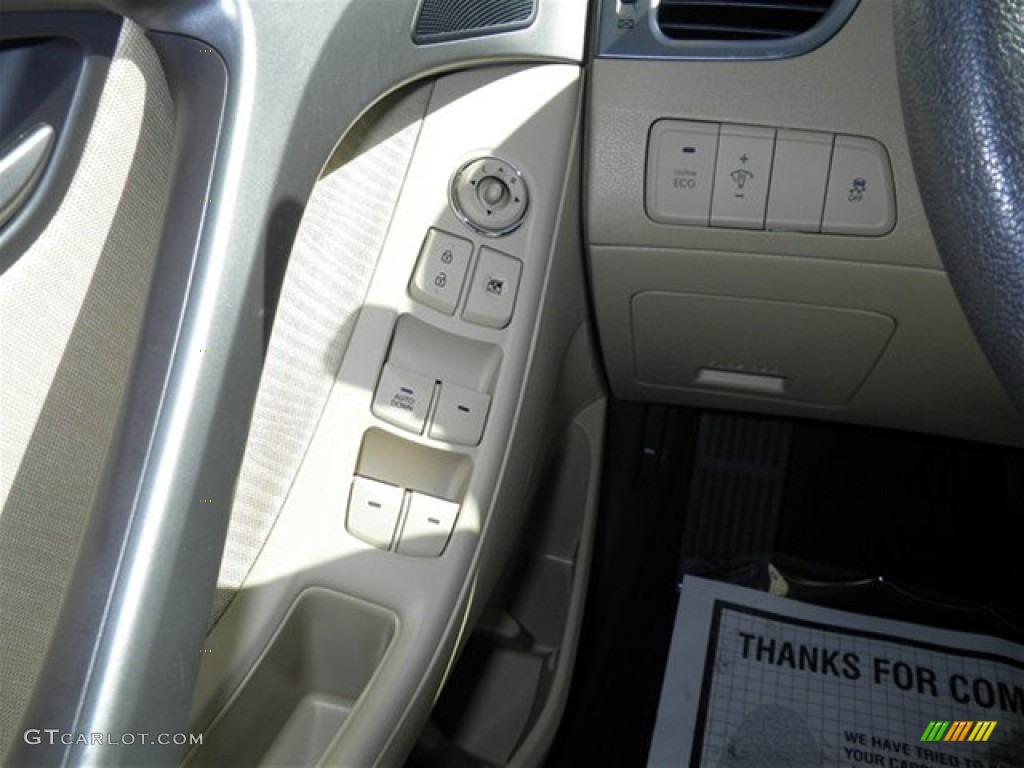 2012 Elantra GLS - Polar White / Beige photo #24