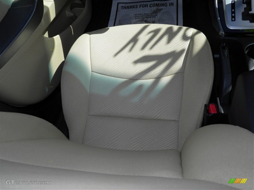 2012 Elantra GLS - Polar White / Beige photo #29