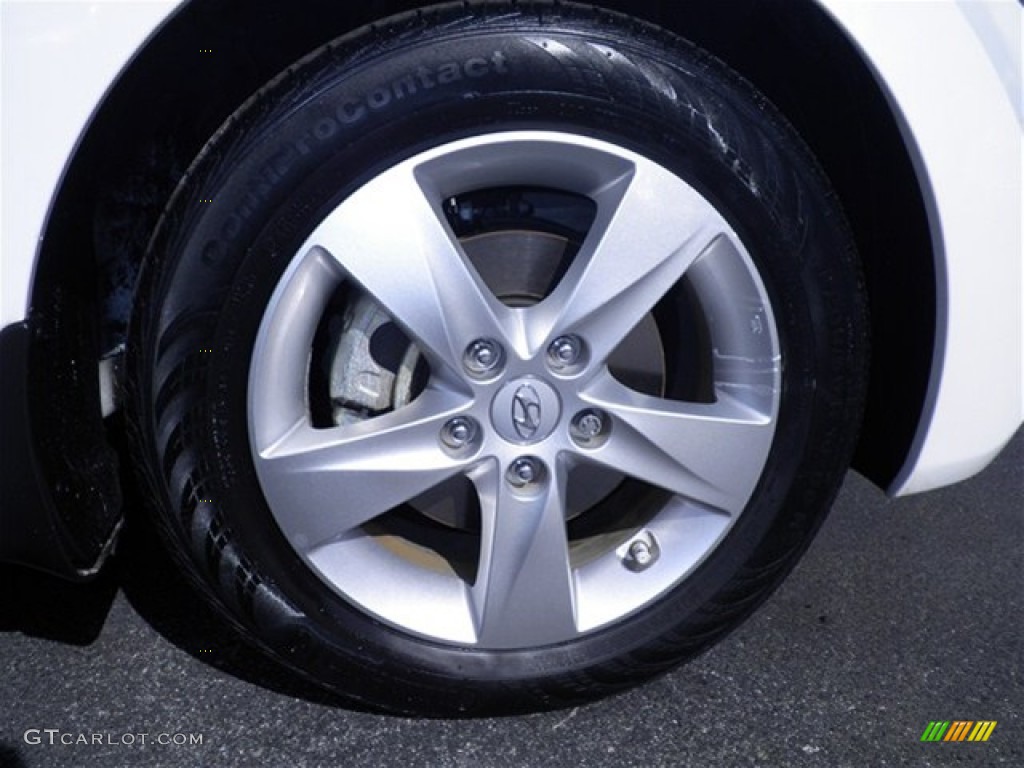 2012 Elantra GLS - Polar White / Beige photo #40
