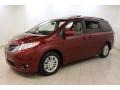 2011 Salsa Red Pearl Toyota Sienna XLE  photo #3