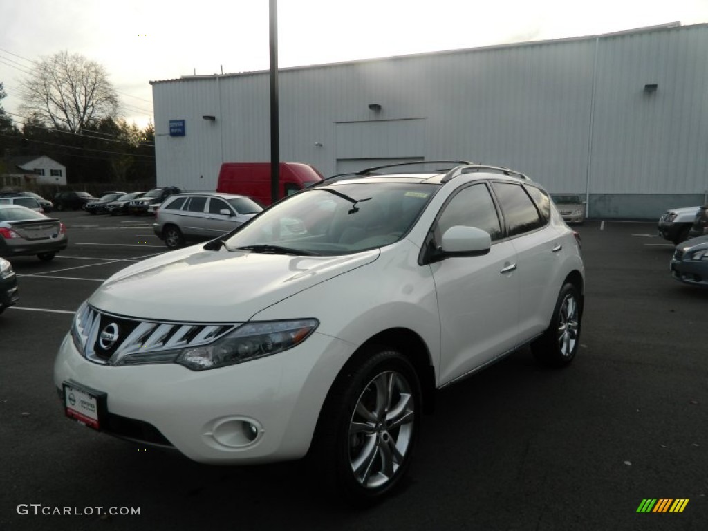 2010 Murano LE AWD - Glacier White Pearl / Beige photo #1