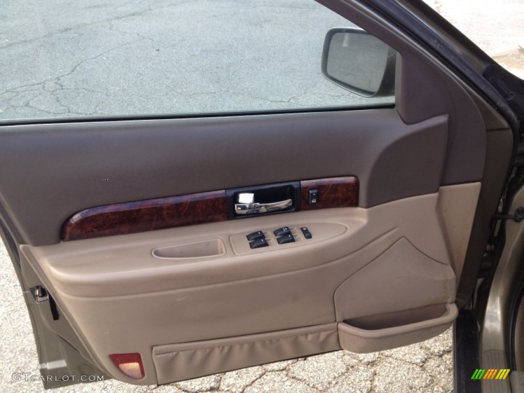 2002 Lincoln LS V6 Medium Parchment Door Panel Photo #73668801