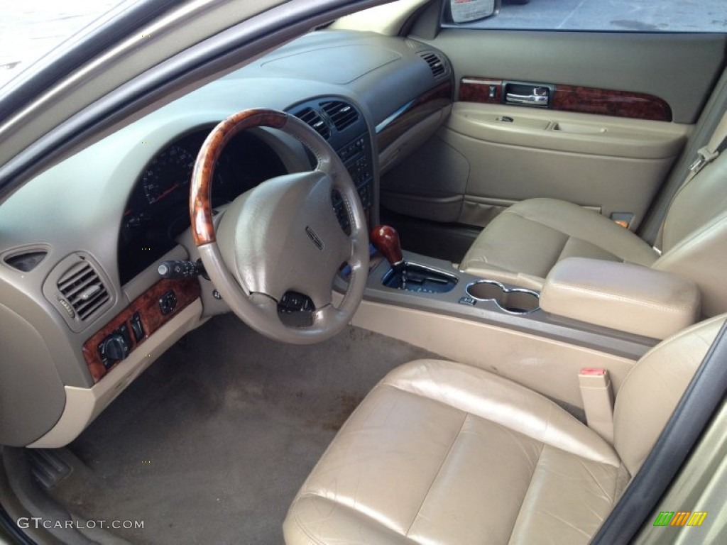 Medium Parchment Interior 2002 Lincoln LS V6 Photo #73668843