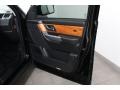 Ebony Black 2008 Land Rover Range Rover Sport Supercharged Door Panel