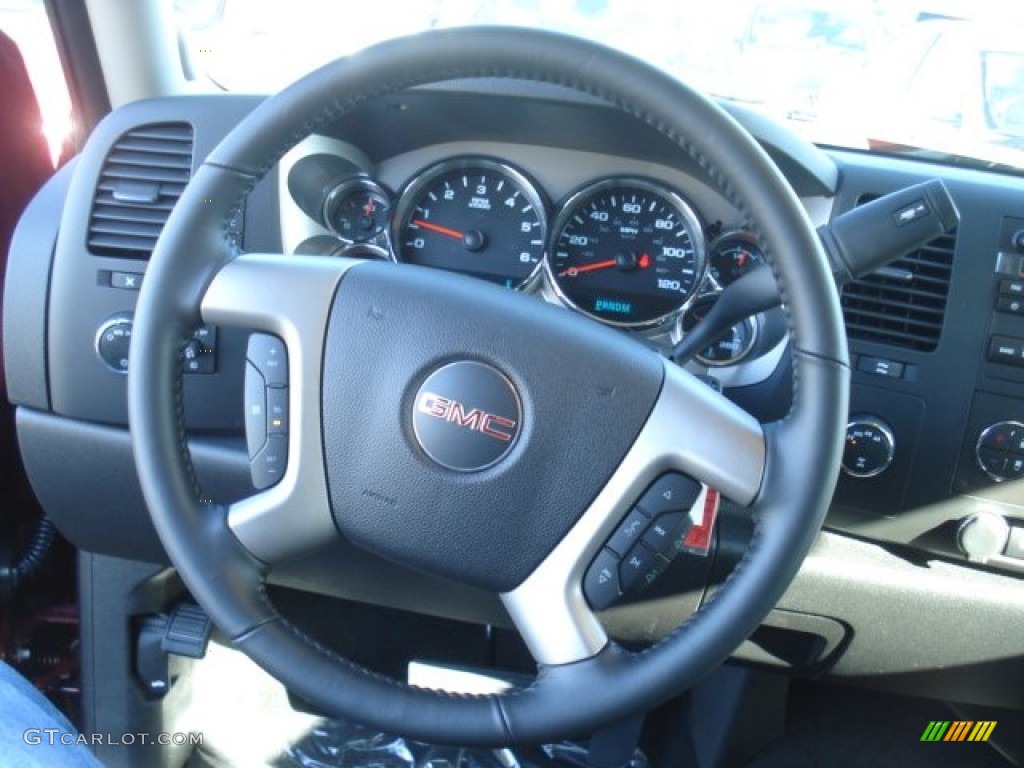 2013 Sierra 1500 SLE Extended Cab 4x4 - Sonoma Red Metallic / Ebony photo #18