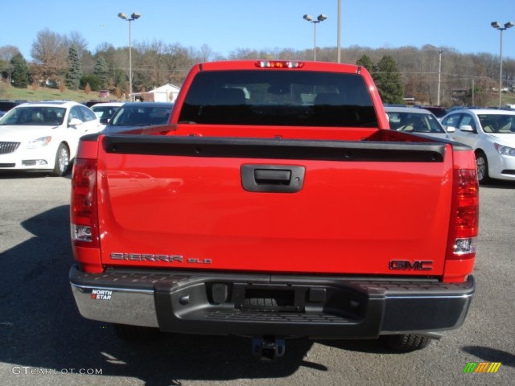 2013 Sierra 1500 SLE Extended Cab 4x4 - Fire Red / Ebony photo #7