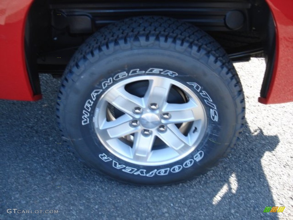 2013 Sierra 1500 SLE Extended Cab 4x4 - Fire Red / Ebony photo #9