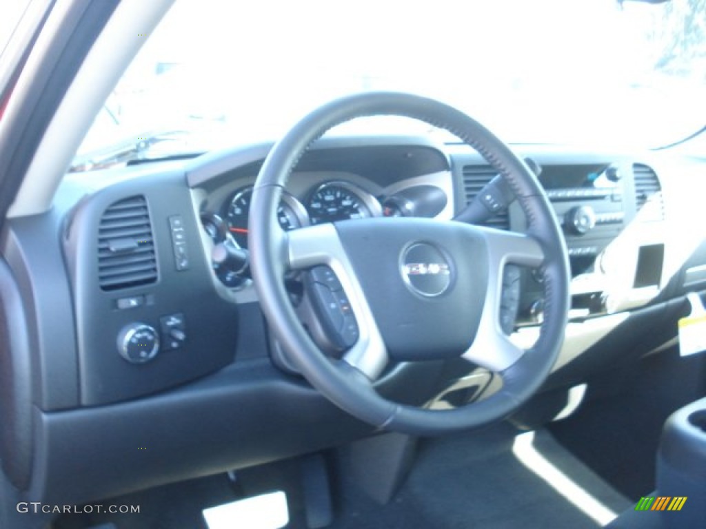 2013 Sierra 1500 SLE Extended Cab 4x4 - Fire Red / Ebony photo #10