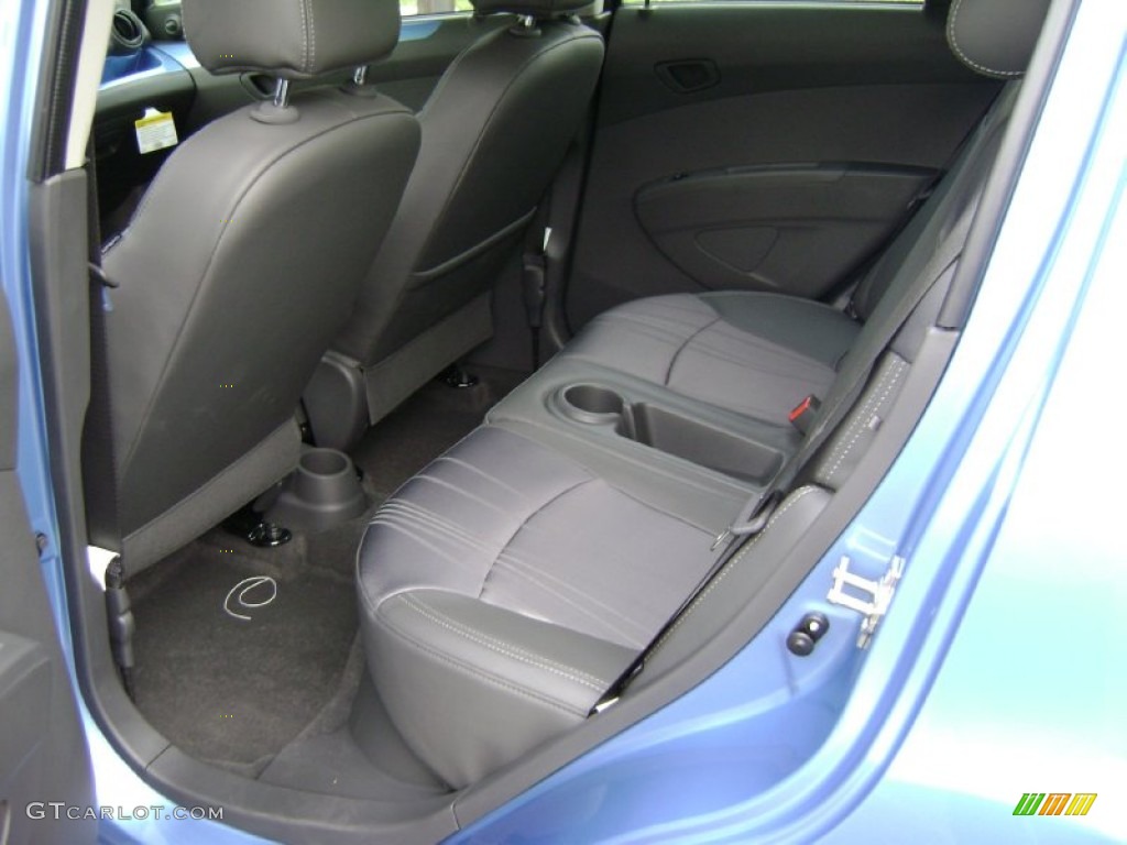 Silver/Blue Interior 2013 Chevrolet Spark LS Photo #73670815