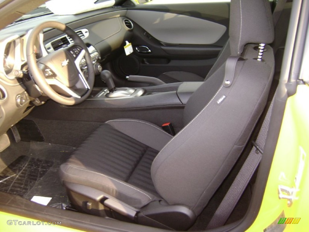 Black Interior 2013 Chevrolet Camaro LS Coupe Photo #73670911