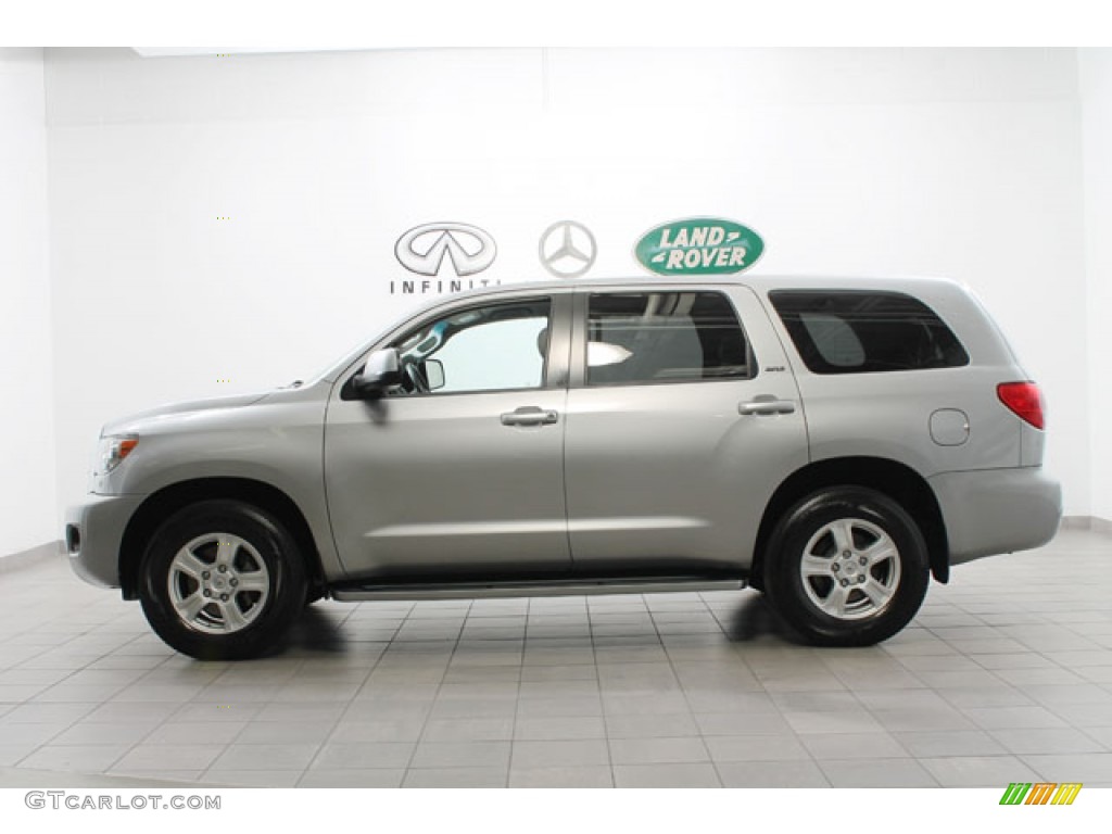 2009 Sequoia SR5 4x4 - Silver Sky Metallic / Graphite Gray photo #2