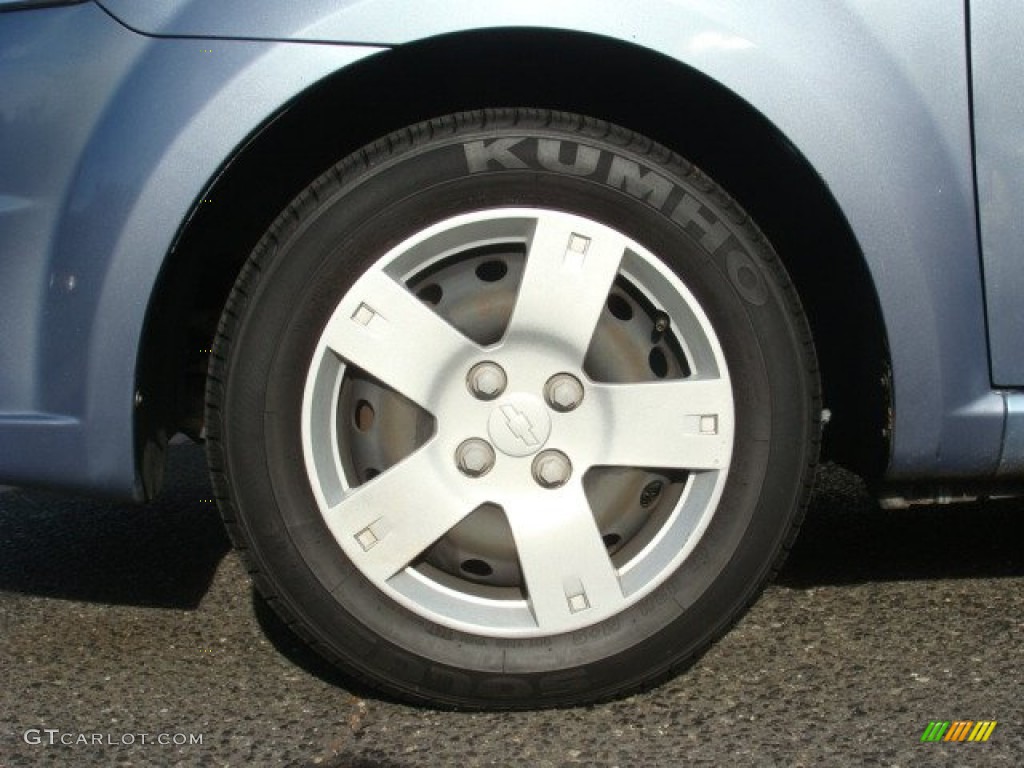 2007 Aveo LS Sedan - Icelandic Blue / Black/Gray photo #15