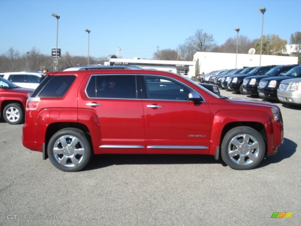 Crystal Red Tintcoat 2013 GMC Terrain Denali AWD Exterior Photo #73672485
