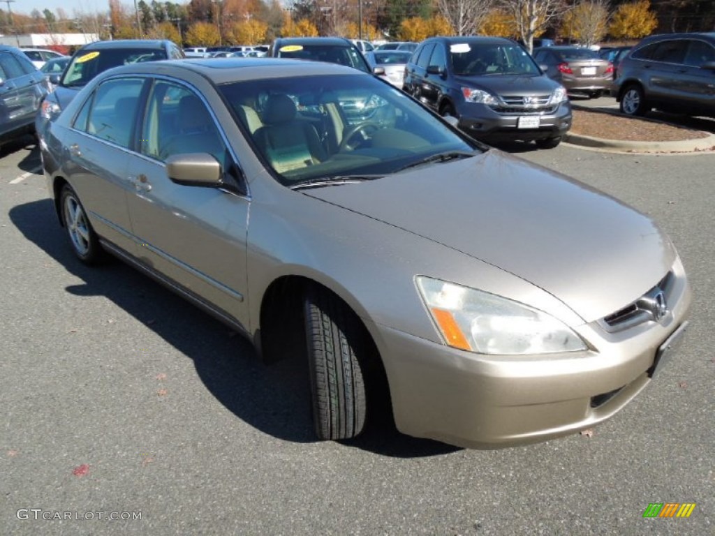 2003 Accord EX-L Sedan - Desert Mist Metallic / Ivory photo #2