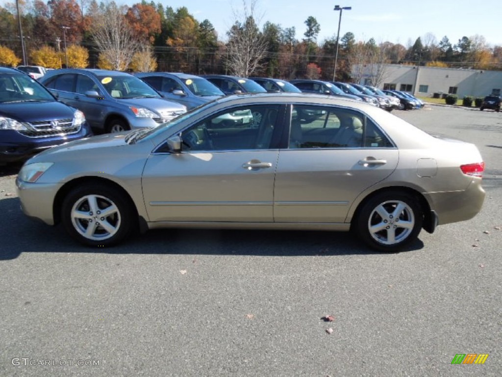 2003 Accord EX-L Sedan - Desert Mist Metallic / Ivory photo #3