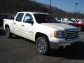 White Diamond Tricoat - Sierra 1500 SLE Crew Cab 4x4 Photo No. 4