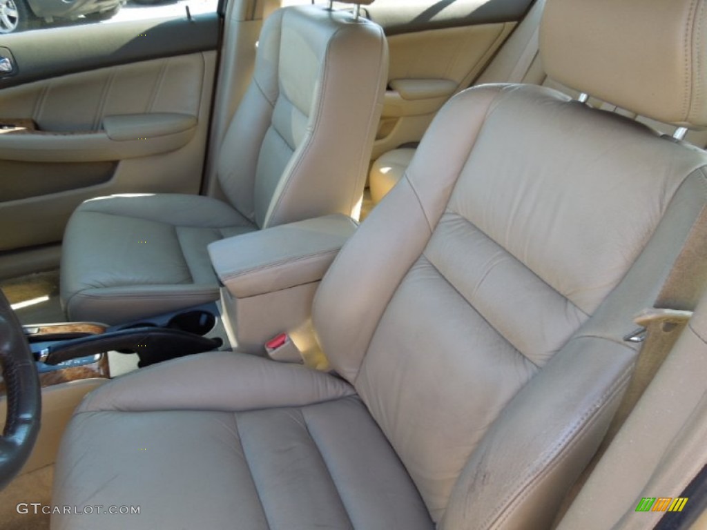2003 Accord EX-L Sedan - Desert Mist Metallic / Ivory photo #9