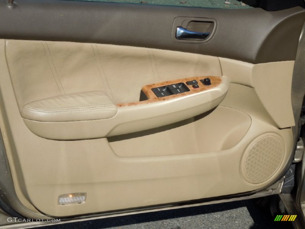 2003 Accord EX-L Sedan - Desert Mist Metallic / Ivory photo #10