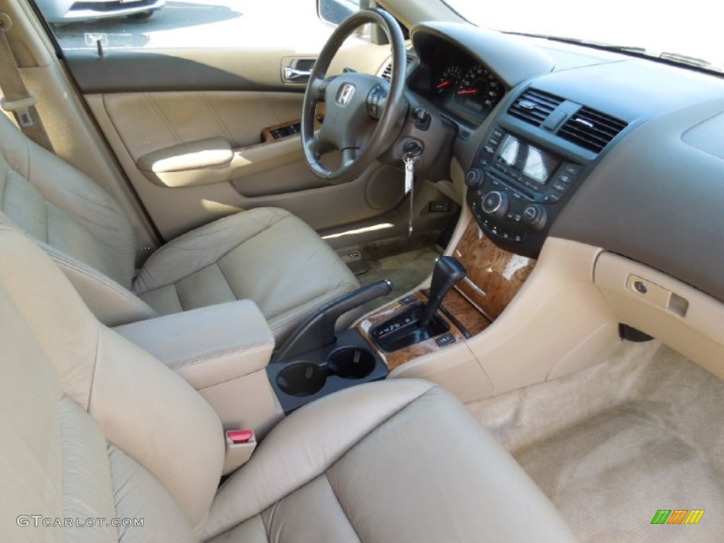 2003 Accord EX-L Sedan - Desert Mist Metallic / Ivory photo #25