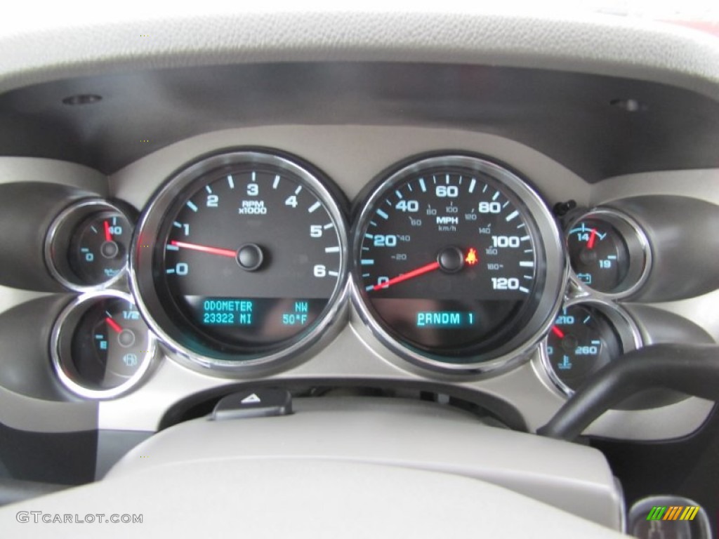2012 Chevrolet Silverado 2500HD LT Crew Cab 4x4 Gauges Photo #73674062