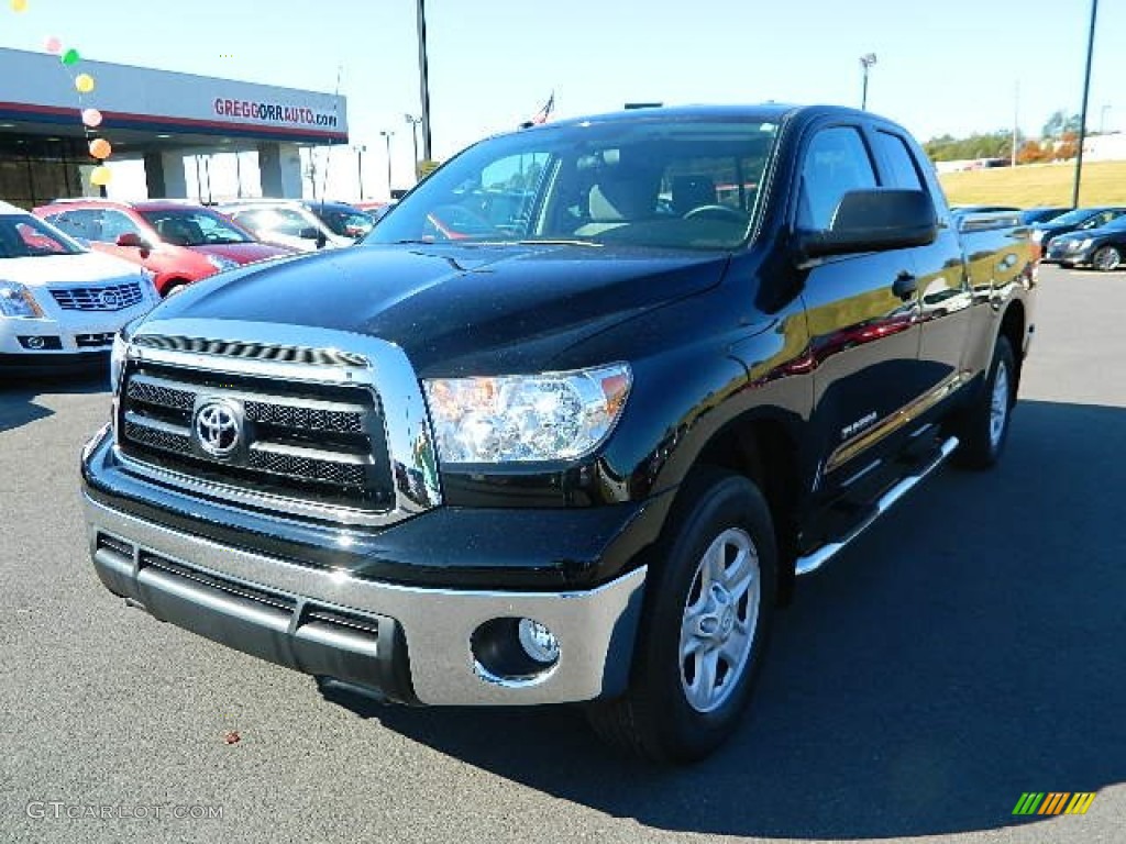 2010 Tundra SR5 Double Cab - Black / Graphite Gray photo #7