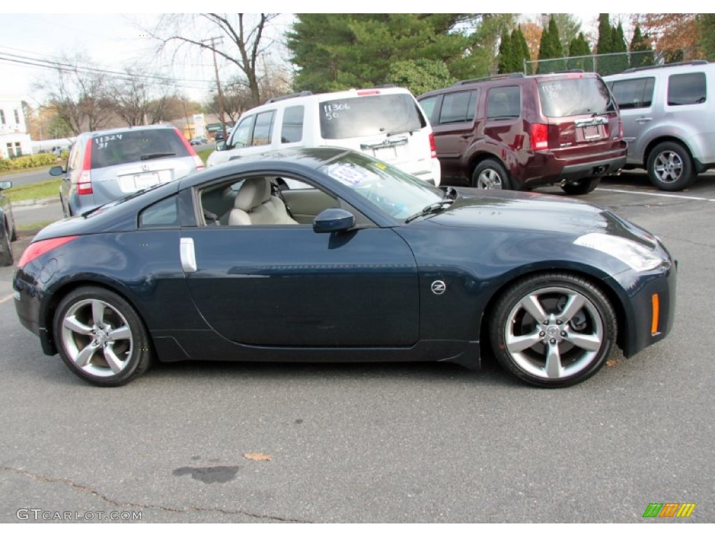 2008 350Z Touring Coupe - San Marino Blue / Frost photo #5