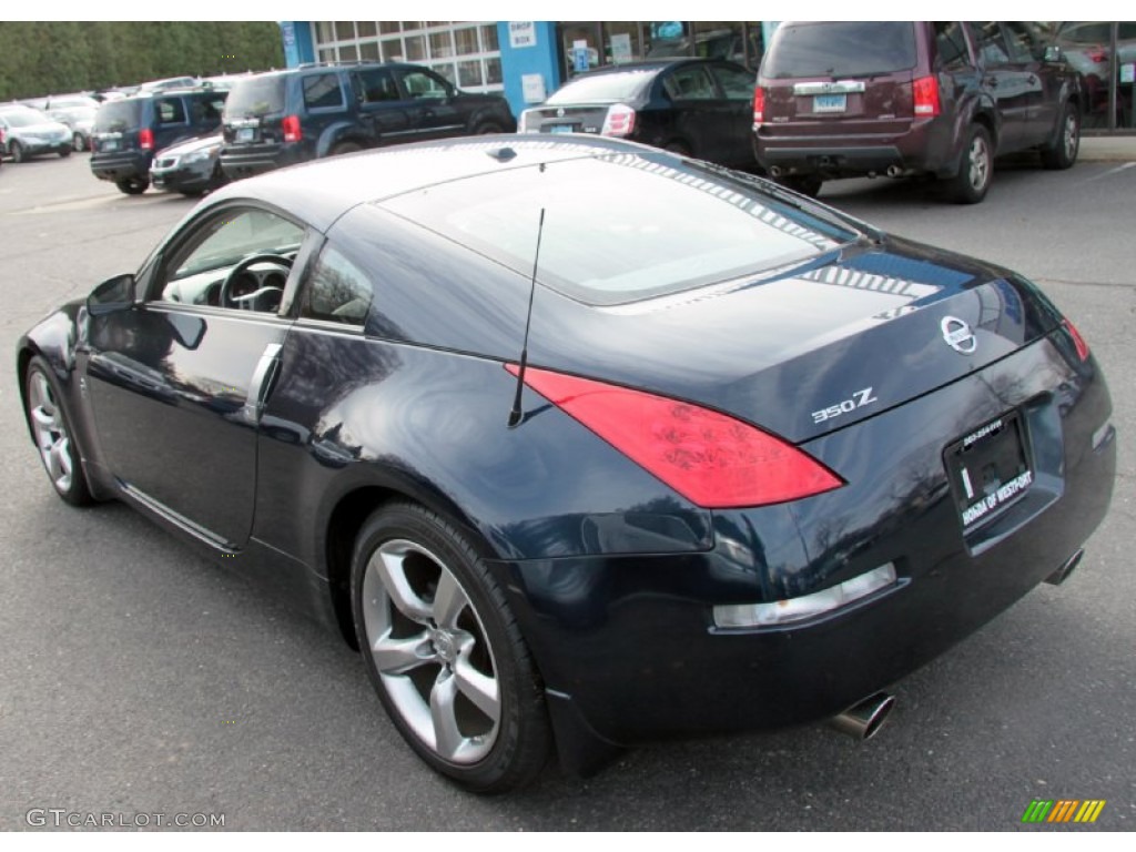 2008 350Z Touring Coupe - San Marino Blue / Frost photo #8