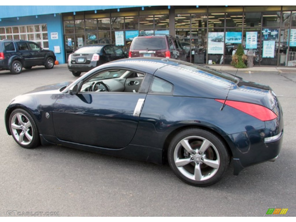 2008 350Z Touring Coupe - San Marino Blue / Frost photo #10