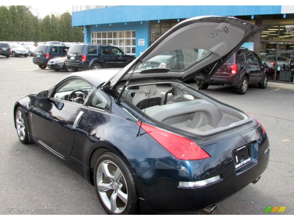 2008 350Z Touring Coupe - San Marino Blue / Frost photo #12