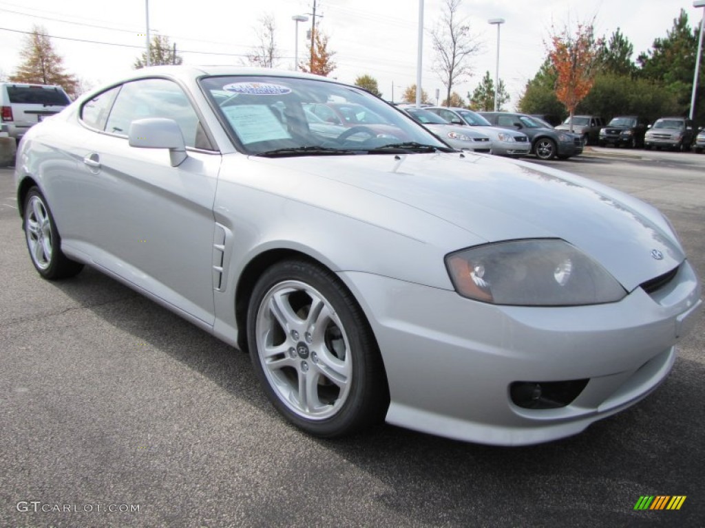 2006 Tiburon GS - Sterling Silver Metallic / Black photo #4