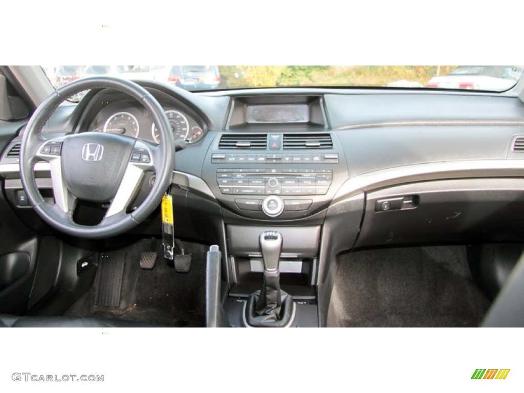 2008 Honda Accord EX-L Sedan Black Dashboard Photo #73675632