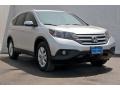 2013 Alabaster Silver Metallic Honda CR-V EX  photo #1