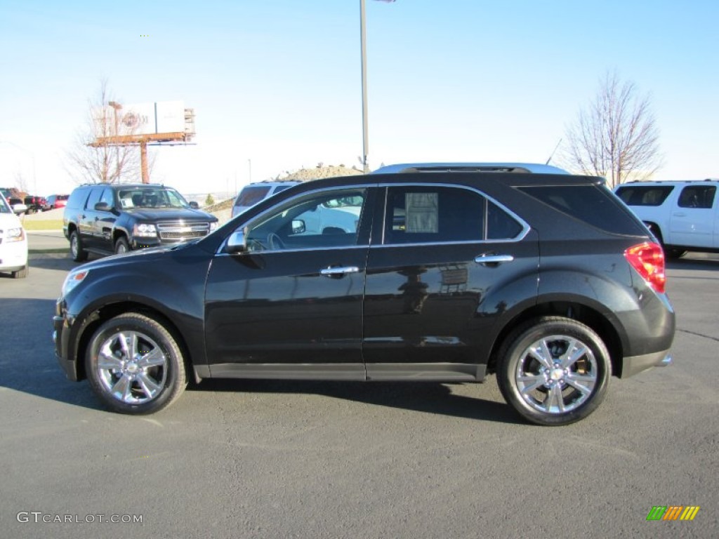 2011 Equinox LTZ AWD - Black Granite Metallic / Light Titanium/Jet Black photo #4