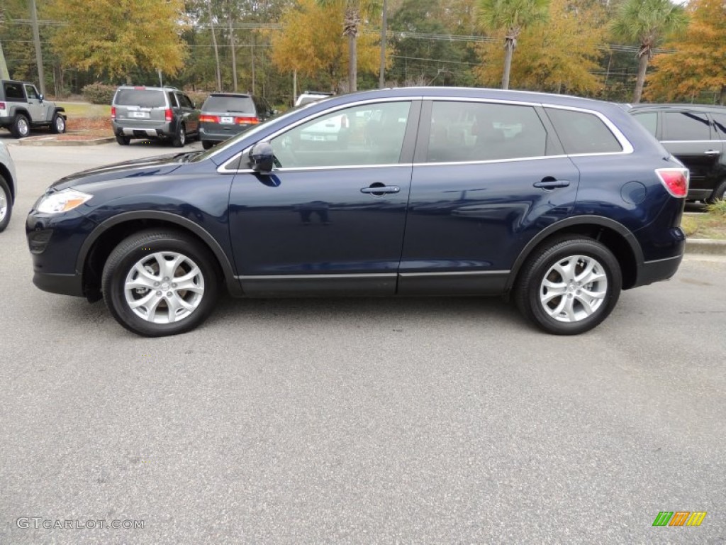 Stormy Blue Mica 2011 Mazda CX-9 Touring Exterior Photo #73678713