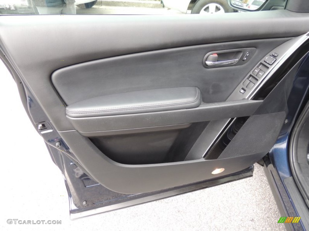 2011 Mazda CX-9 Touring Black Door Panel Photo #73678735