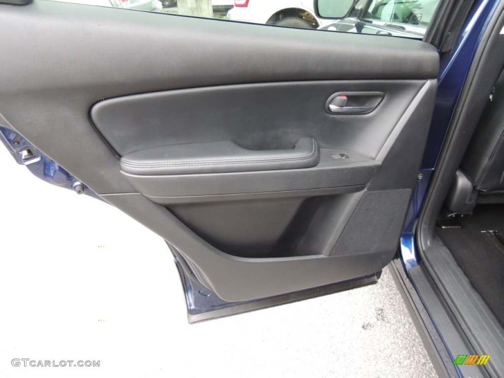 2011 Mazda CX-9 Touring Black Door Panel Photo #73678764