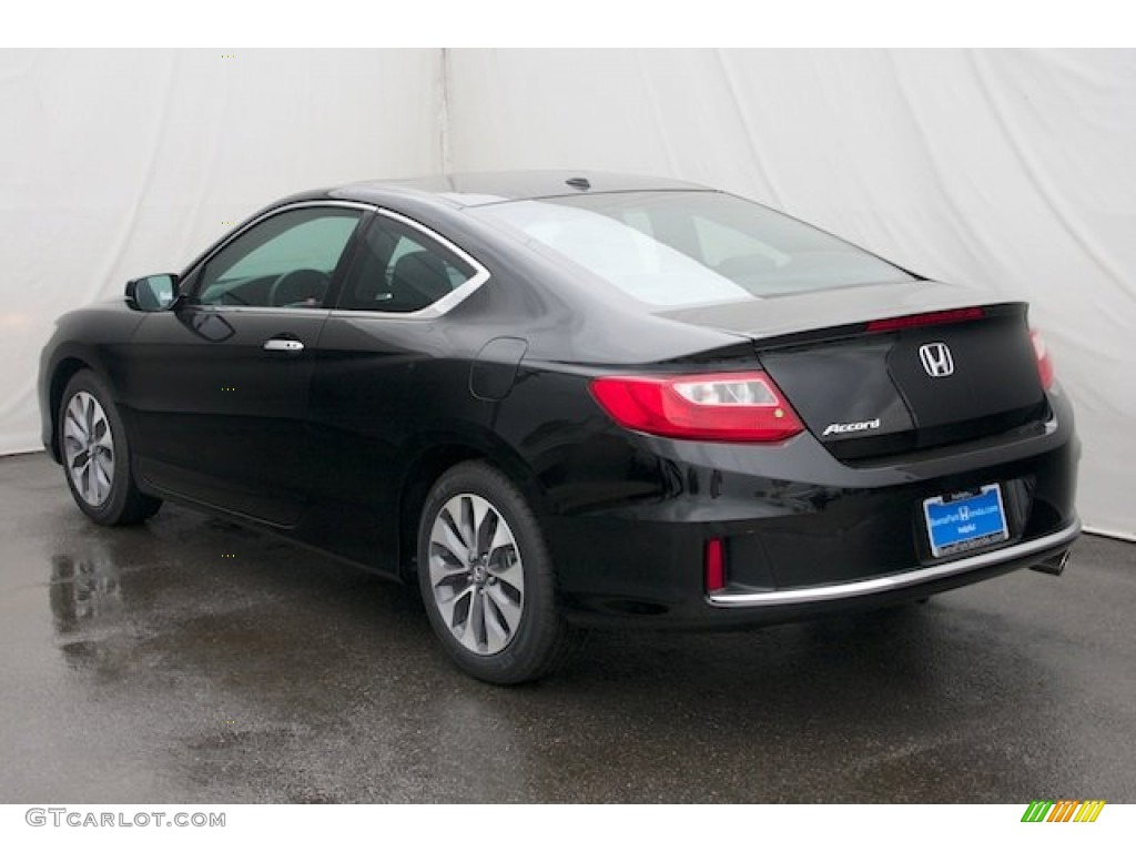 2013 Accord EX-L Coupe - Crystal Black Pearl / Black photo #5