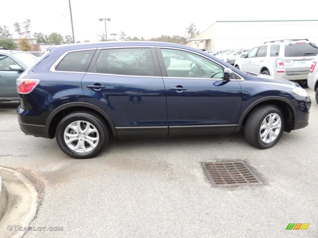 2011 CX-9 Touring - Stormy Blue Mica / Black photo #13