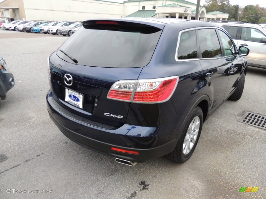 2011 CX-9 Touring - Stormy Blue Mica / Black photo #14
