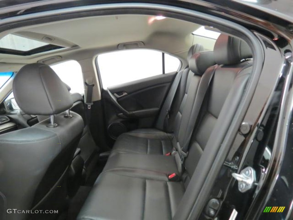 2009 TSX Sedan - Crystal Black Pearl / Ebony photo #6
