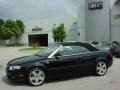 2008 Brilliant Black Audi A4 3.2 quattro Cabriolet  photo #2