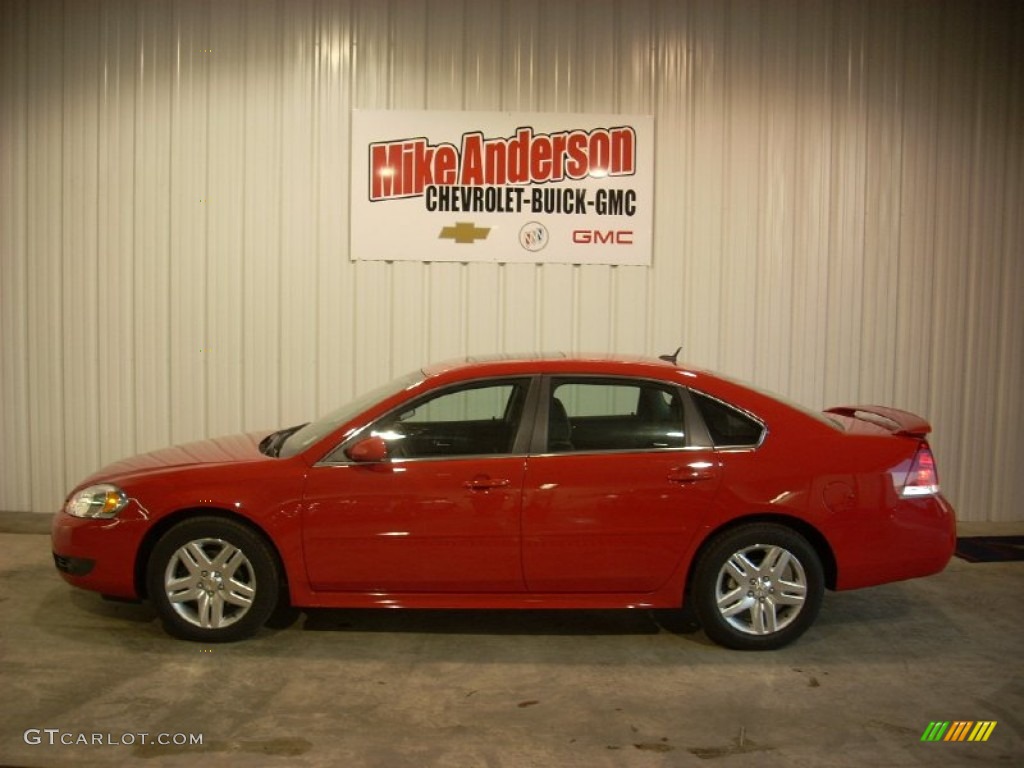 2011 Impala LT - Victory Red / Ebony photo #2