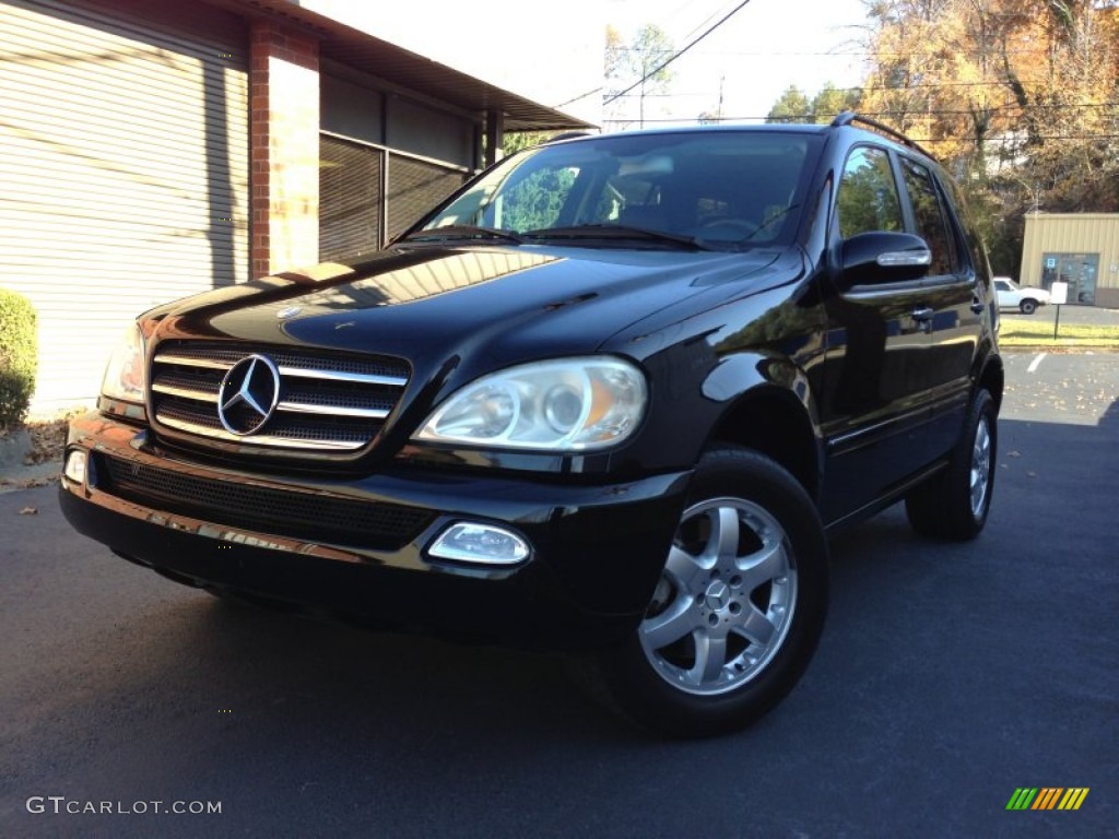 2005 ML 500 4Matic - Black / Charcoal photo #2