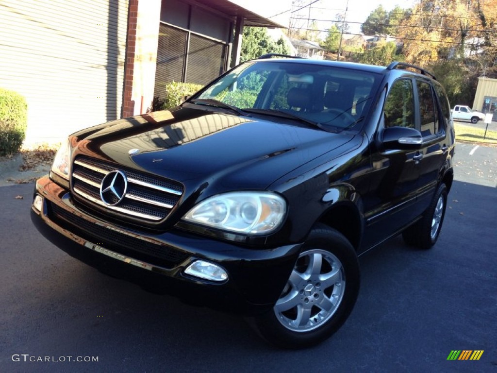 2005 ML 500 4Matic - Black / Charcoal photo #3