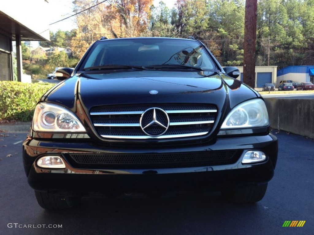 2005 ML 500 4Matic - Black / Charcoal photo #4