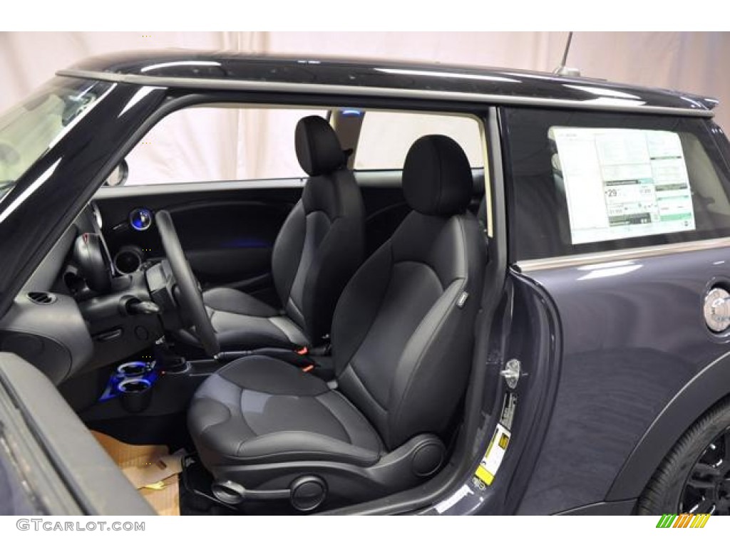 Carbon Black Interior 2013 Mini Cooper S Hardtop Photo #73683645