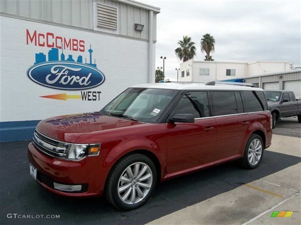 2013 Flex SEL - Ruby Red Metallic / Charcoal Black photo #1