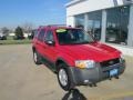 2002 Bright Red Ford Escape XLT V6  photo #14