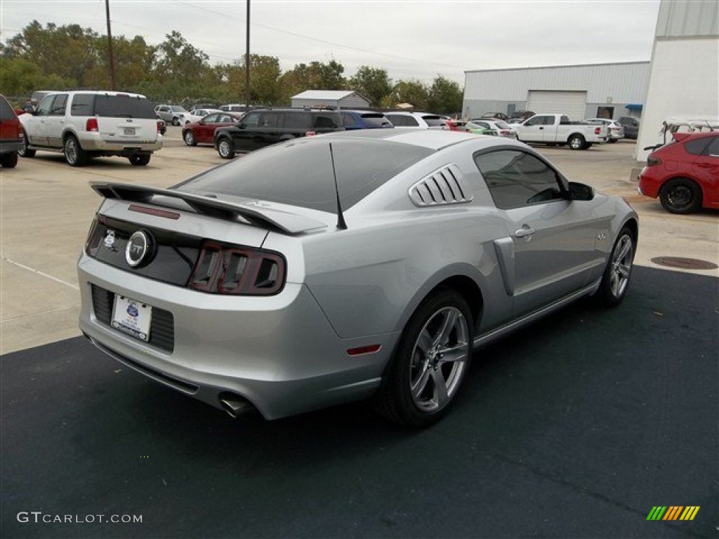 2013 Mustang GT Premium Coupe - Ingot Silver Metallic / Charcoal Black photo #7