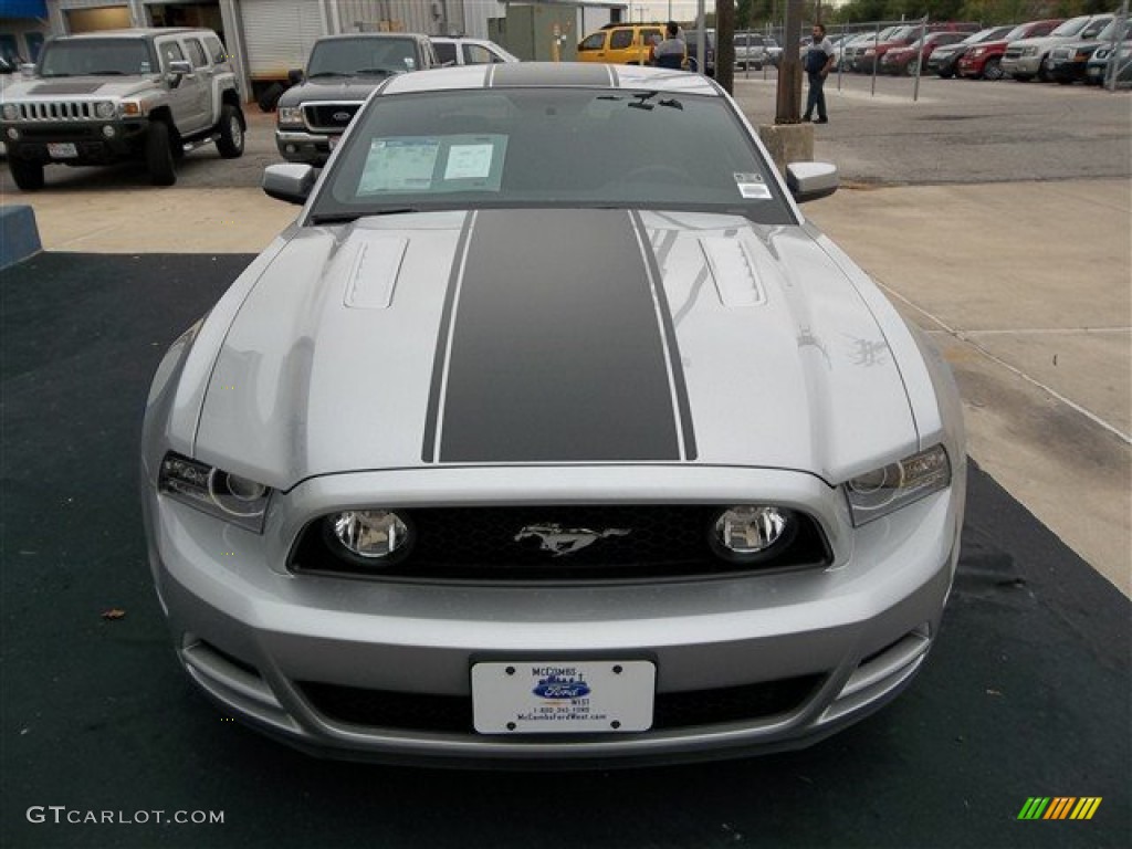 2013 Mustang GT Premium Coupe - Ingot Silver Metallic / Charcoal Black photo #16